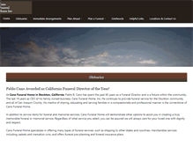 Tablet Screenshot of canofuneralhomestockton.com